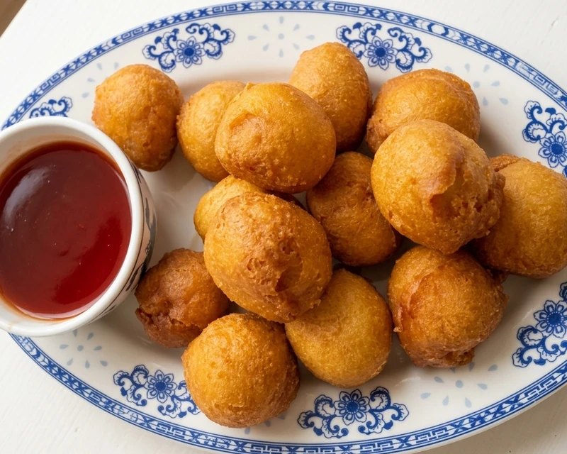 Chicken Balls at Leo Fu's Szechwan and Mandarin Restaurant in Calgary