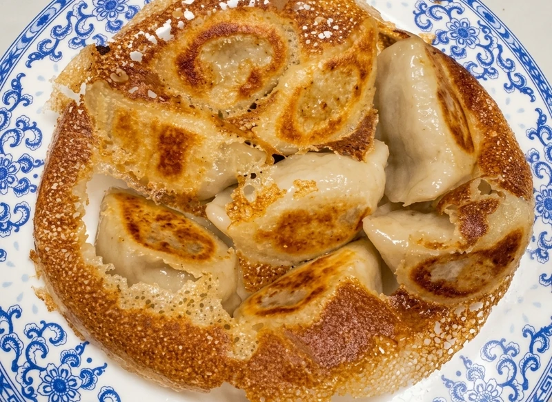 Pan-Fried Pork Dumplings at Leo Fu's Szechwan and Mandarin Restaurant in Calgary